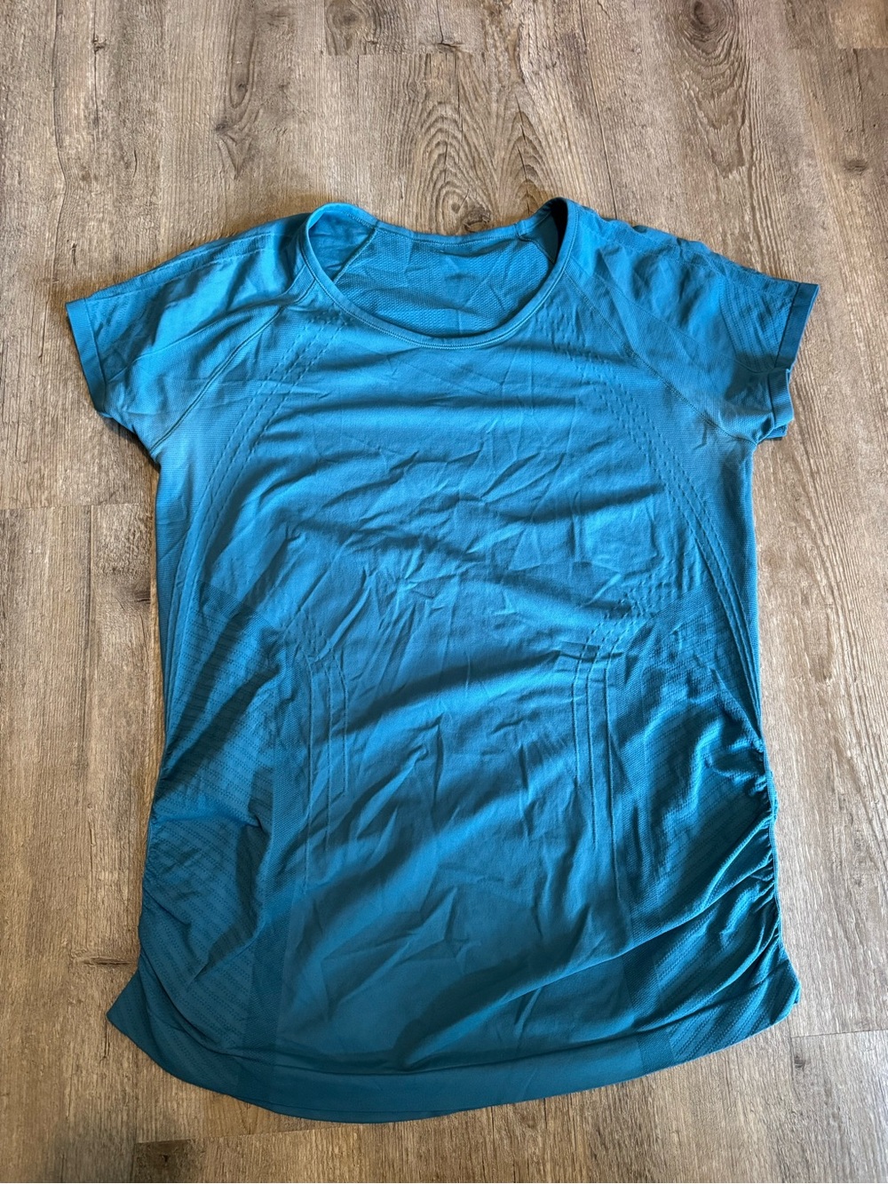 Athleta Short Sleeve Active Tee in Teal Blue